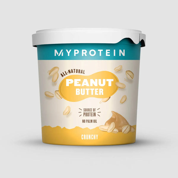 MyProtein All-Natural Peanut Butter 1kg Crunchy at MySupplementShop.co.uk