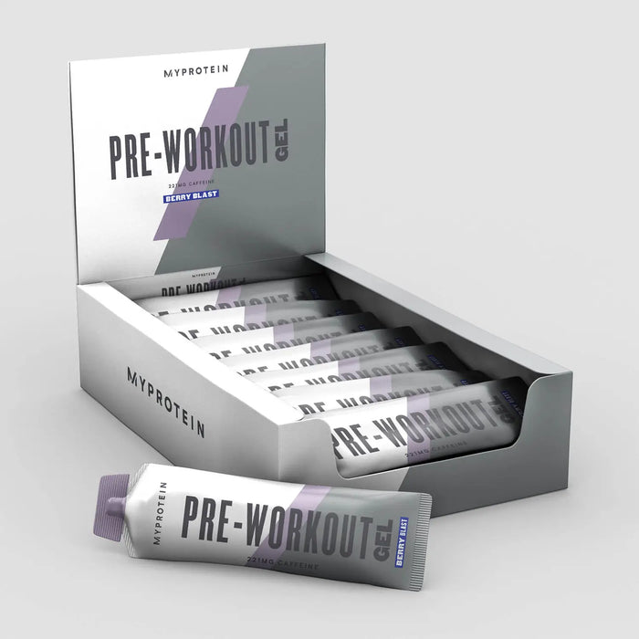 MyProtein Pre Workout Gel 12x50g - Berry Blast - Pre Workout Energy at MySupplementShop by MyProtein