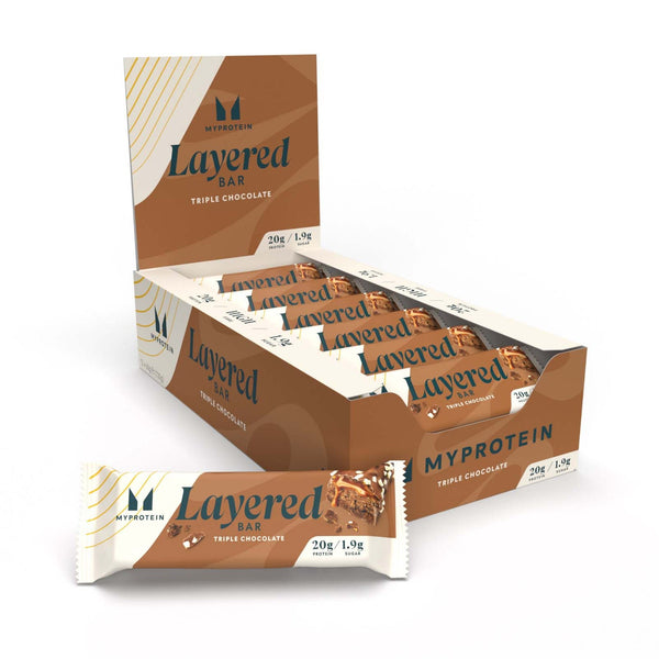 MyProtein Layered Bar 12 x 60g - Vitamins & Supplements at MySupplementShop by MyProtein