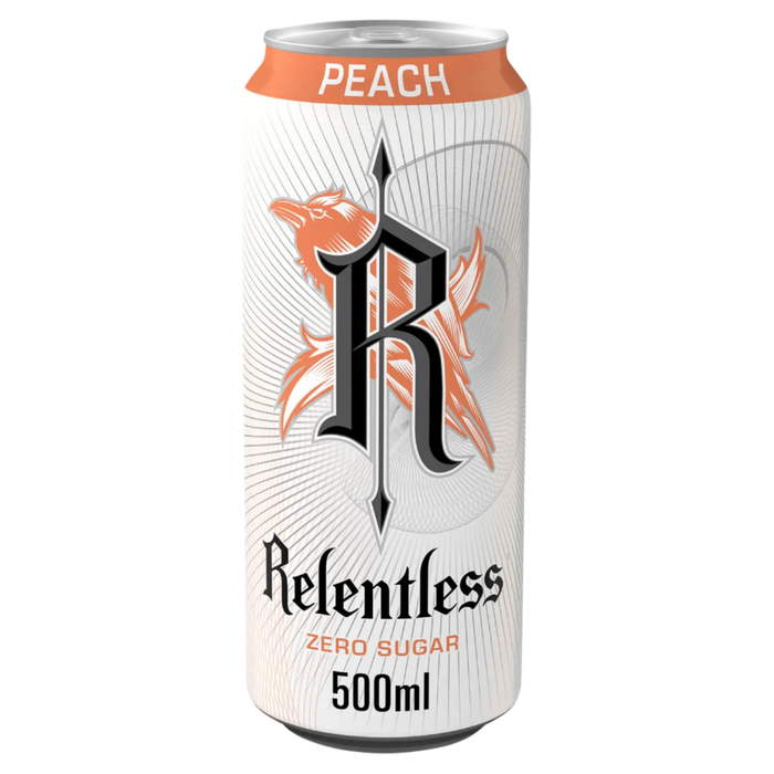 Relentless Peach Zero 12 x 500ml