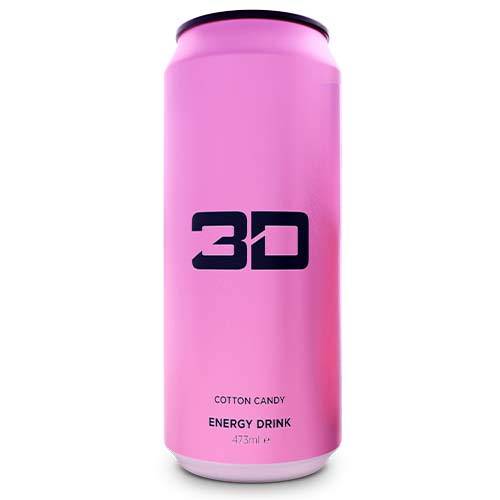 3D Energy Drink 12x473ml 473ml Erdbeerlimonade