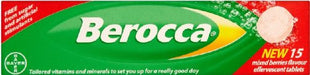 Berocca Effervescent Mixed Berries 15 Tablets - Adult Multi Vits at MySupplementShop by Berocca