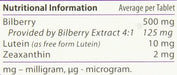 Vitabiotics Ultra Bilberry Lutein & Zeaxanthin 