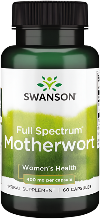 Swanson Full Spectrum Motherwort 400mg 60 Capsules