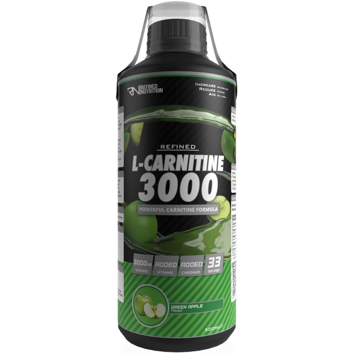 Refined Nutrition L-Carnitine 3000 500ml - Acetyl-L-Carnitine at MySupplementShop by REFINED NUTRITION