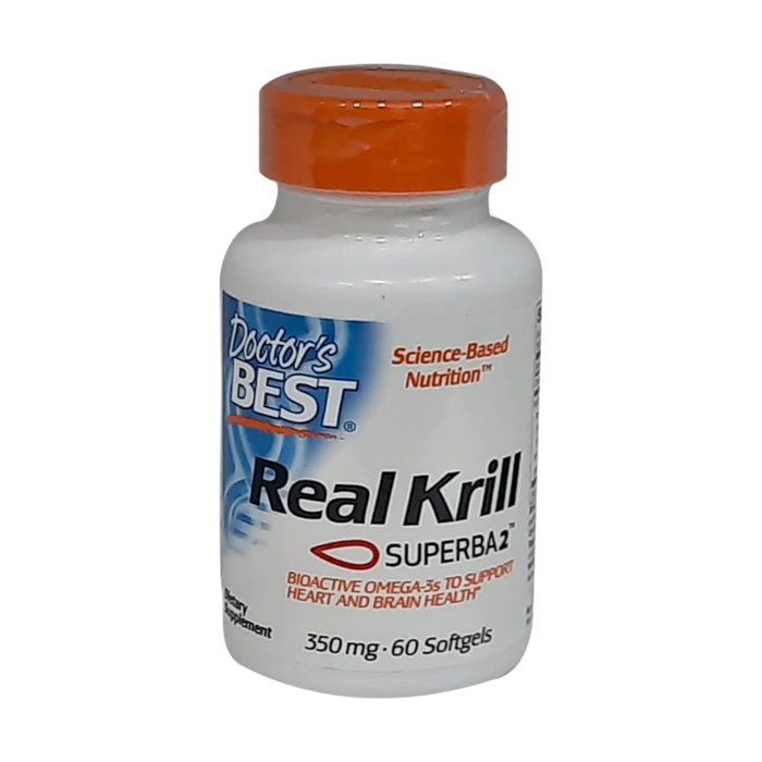 Doctor's Best Real Krill, 350mg - 60 softgels