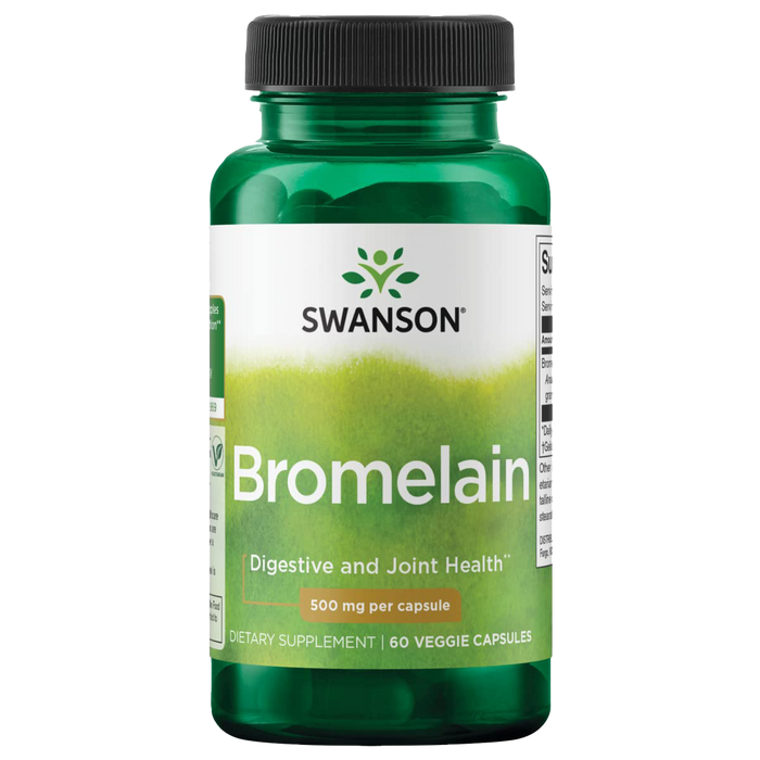 Swanson Bromelain, 500mg - 60 vcaps