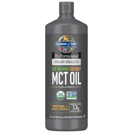 Garden of Life Dr. Formulated Organic Brain Health MCT Oil - 946ml - Edible Oil Vegetable at MySupplementShop by Garden of Life