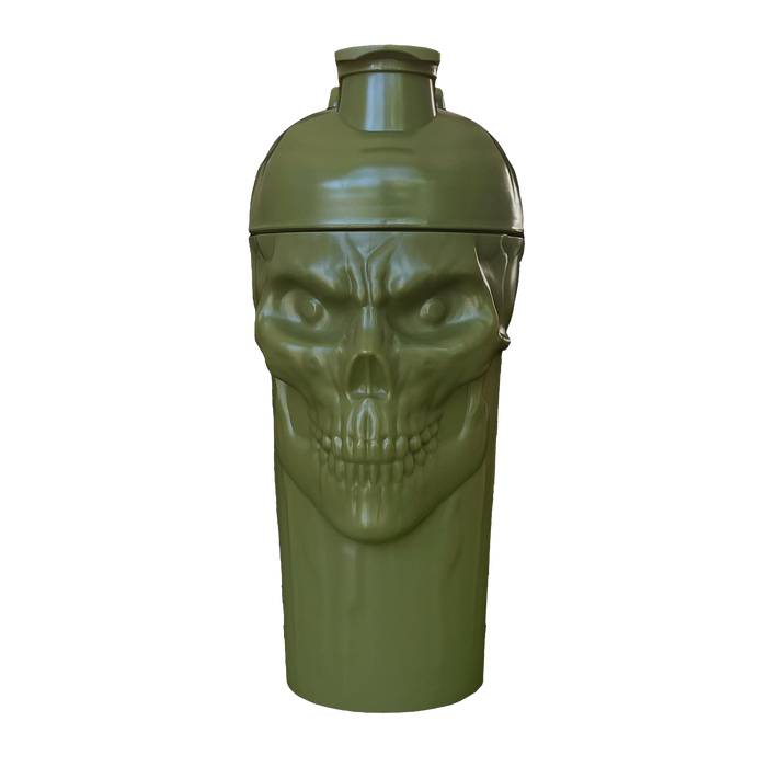 JNX Sports La Malédiction ! Skull Shaker 700ml Vert Militaire