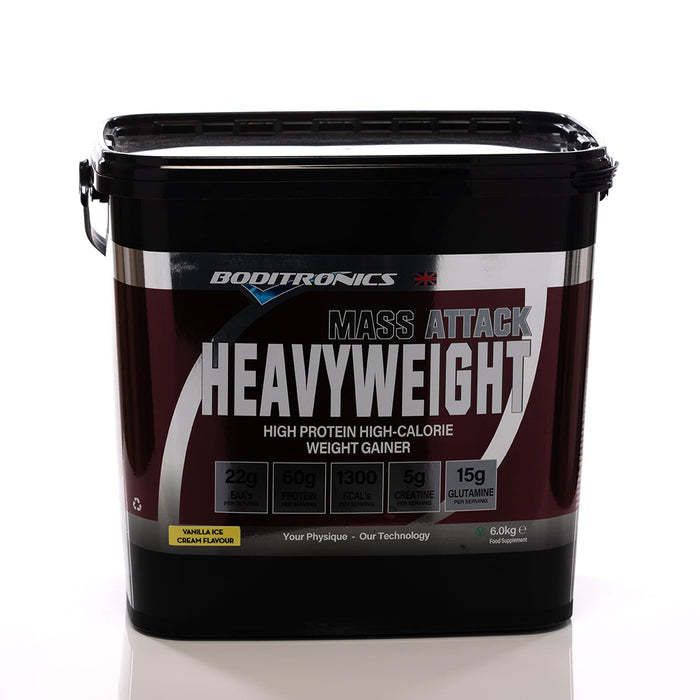 Mass Attack Heavyweight Vanilla 6kg - Sports Nutrition at MySupplementShop by Boditronics