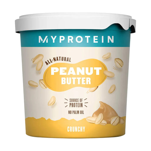 MyProtein All-Natural Peanut Butter 1kg Crunchy - Peanut Spread at MySupplementShop by Myprotein