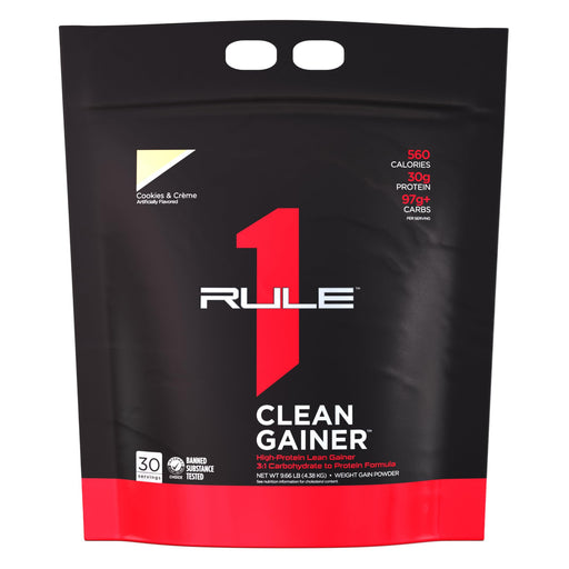 Rule One R1 Clean Gainer, Cookies & Creme - 4380g Best Value Nutritional Supplement at MYSUPPLEMENTSHOP.co.uk