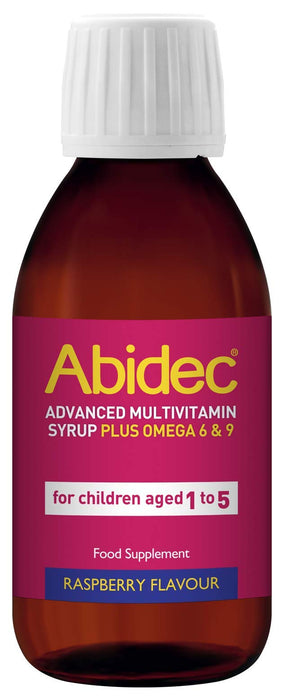 Abidec Advanced Multi-Vitamin Syrup Plus Omega 6 & 9 - 150ml - Children at MySupplementShop by Abidec