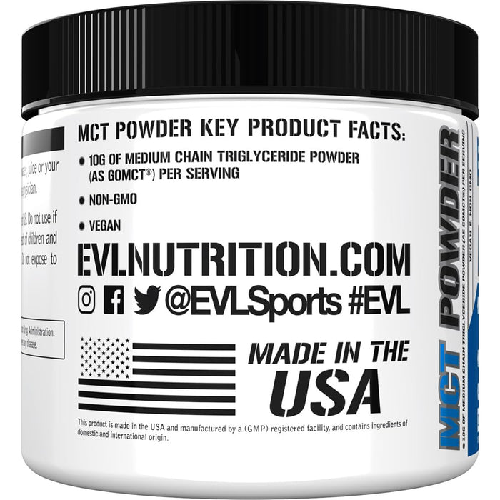 EVLution Nutrition MCT Powder, Unflavored - 200g