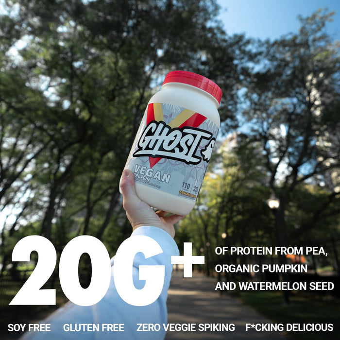 Ghost Vegan Protein 28 Servings Plant-Based Pea & Organic Pumpkin Protein - Vegan Protein at MySupplementShop by Ghost