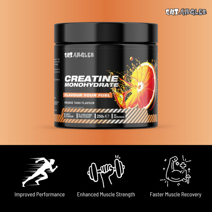 Outangled Creatine Monohydrate 250g - Creatine at MySupplementShop by OUT ANGLED