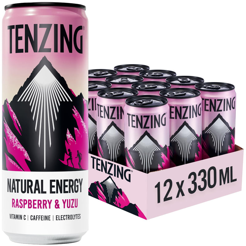 Tenzing Natural Energy 12x330ml - Energy Drinks at MySupplementShop by Tenzing