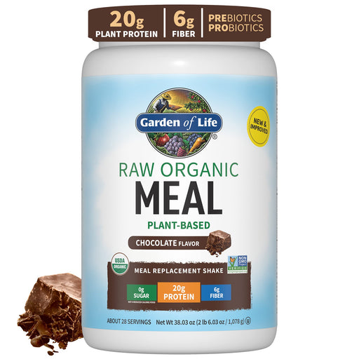 Garden of Life Raw Organic Meal, Chocolate Cacao - 1017g - Health Foods at MySupplementShop by Garden of Life