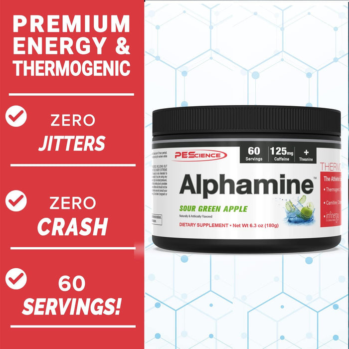 PEScience Alphamine, Himbeerlimonade – 174 Gramm