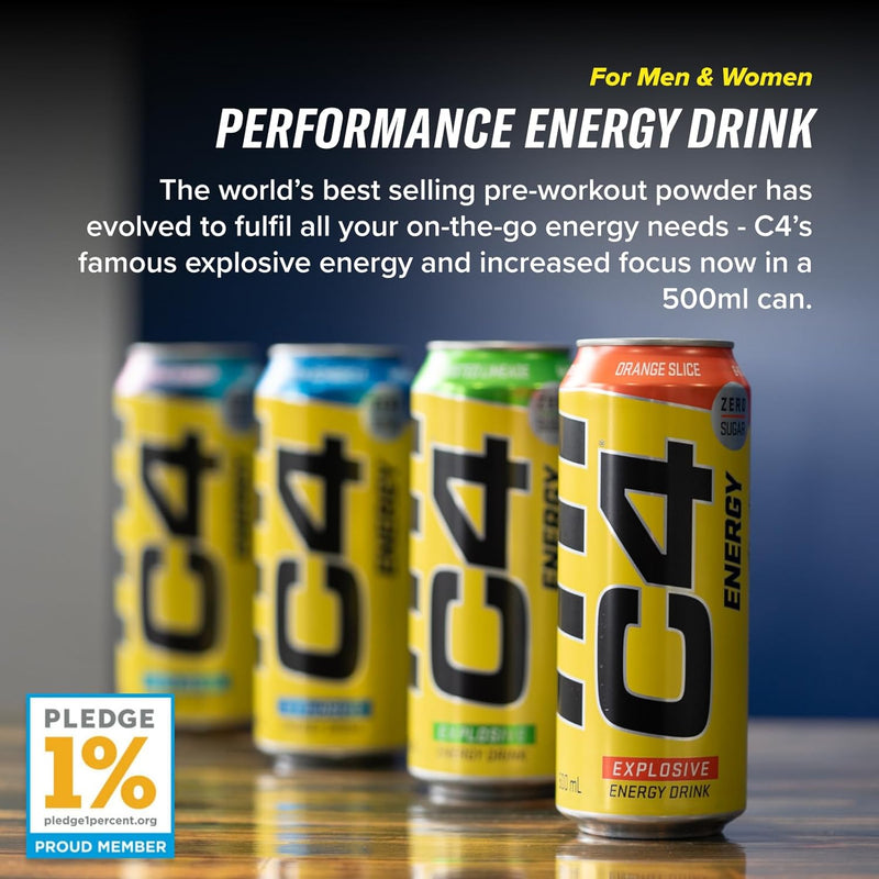 Cellucor C4 Explosive Energy Drink 12 x 500ml