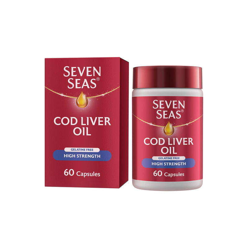 Seven Seas Cod Liver Oil 60 Capsules - Joint Care at MySupplementShop by Seven Seas