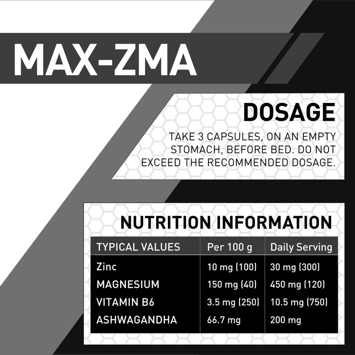Maxi Nutrition ZMA 90Caps 