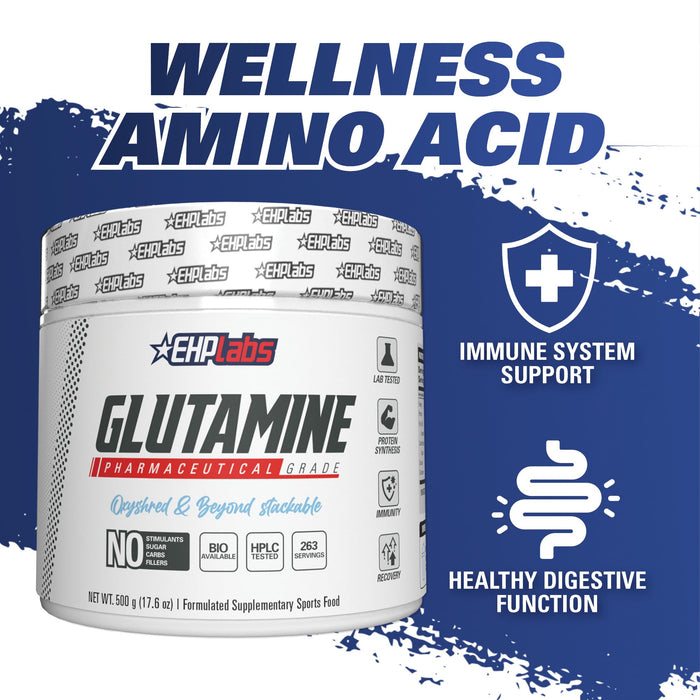 EHP Labs Glutamine 500g - L-Glutamine at MySupplementShop by EHP LABS