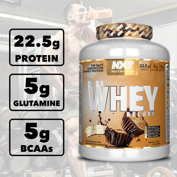 NXT Nutrition Pure Whey Deluxe 2.1kg - Whey Proteins at MySupplementShop by NXT Nutrition