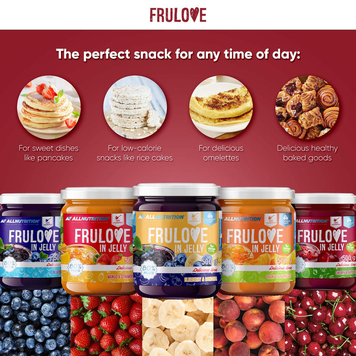 Allnutrition Frulove In Jelly, Kiwi & Strawberry - 500g Best Value Food at MYSUPPLEMENTSHOP.co.uk
