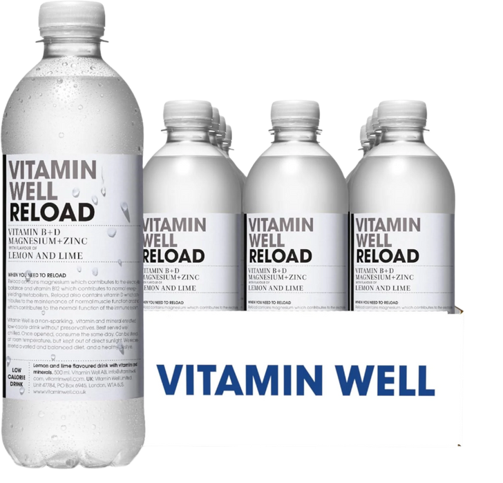 Vitamin Well Reload 12x500ml Lemon & Lime