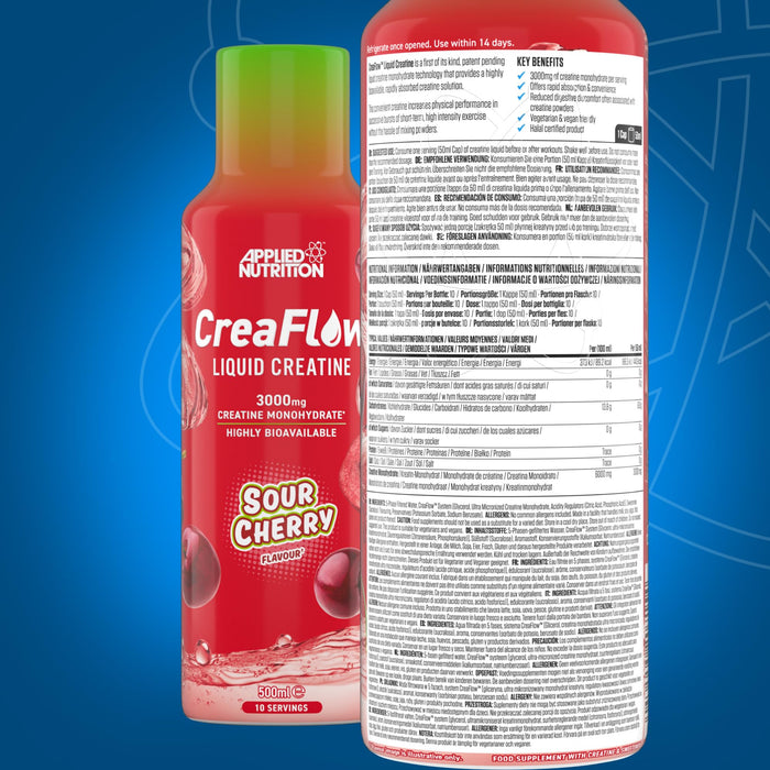 Applied Nutrition Liquid CreaFlow™ Pure Liquid Creatine 500ml 10 Servings - Creatine Liquid at MySupplementShop by Applied Nutrition