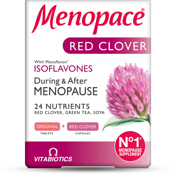 Vitabiotics Menopace Red Clover Dual Pack 56 Tablets - Women at MySupplementShop by Vitabiotics