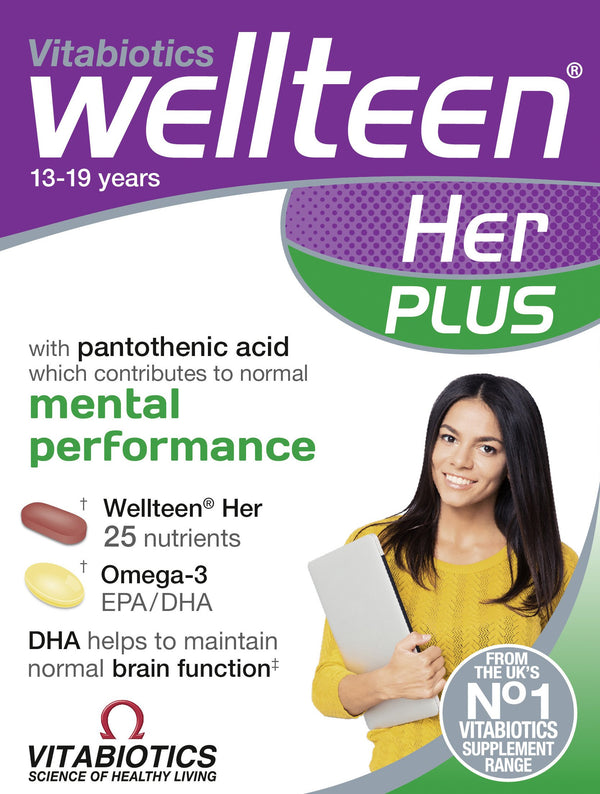 Vitabiotics Wellteen Her Plus Tablets + Capsules 