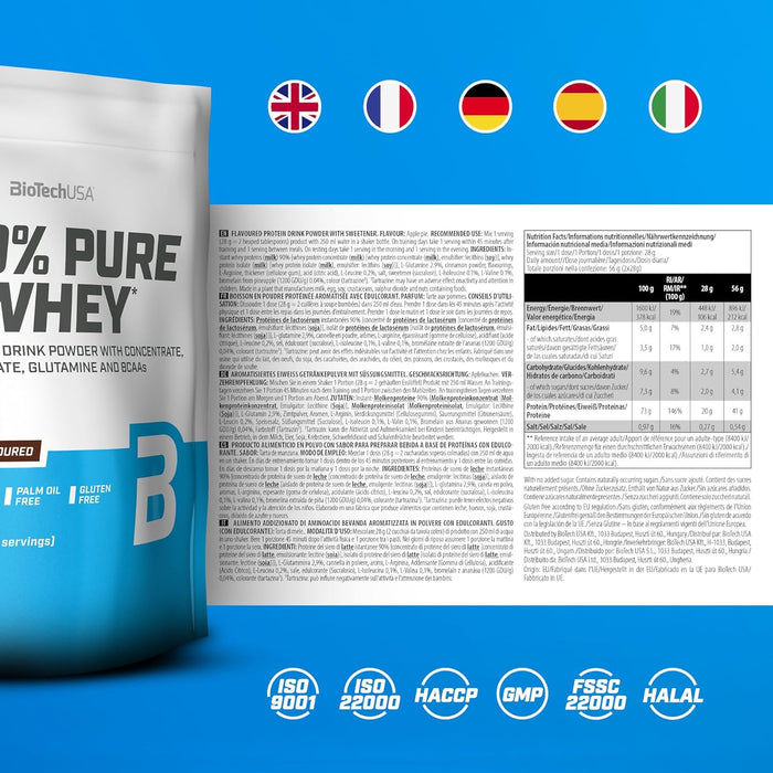 BioTechUSA 100% Pure Whey 2270 grams (2.27kg)