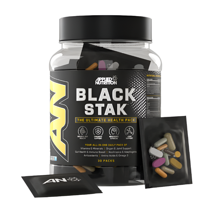 Applied Nutrition Black Stak- Ultimate Health Pack 30 Sachets