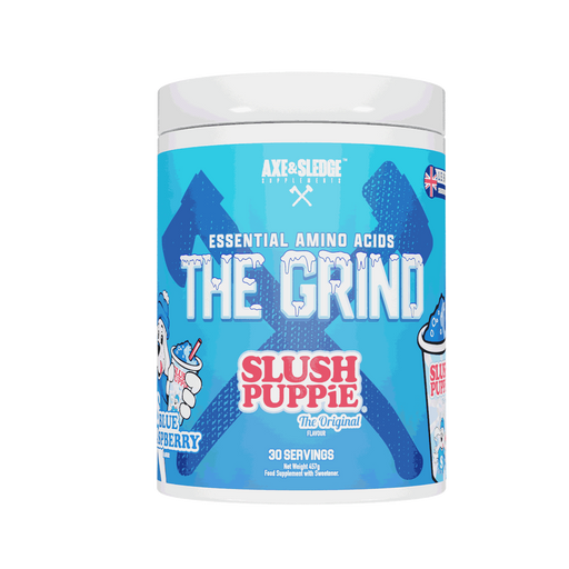 Axe & Sledge Supplements The Grind 457g - SLUSH PUPPiE Blue Raspberry - Vitamins & Supplements at MySupplementShop by Axe & Sledge Supplements