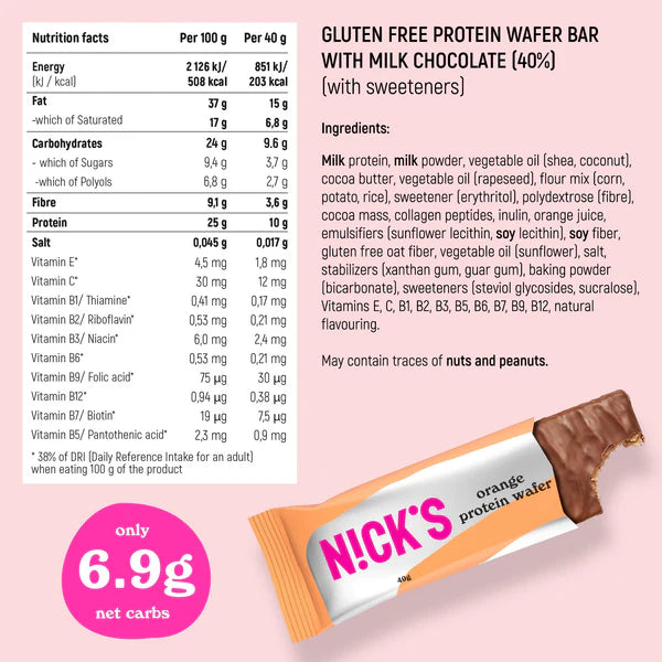 NICK's Protein Wafer 24x40g