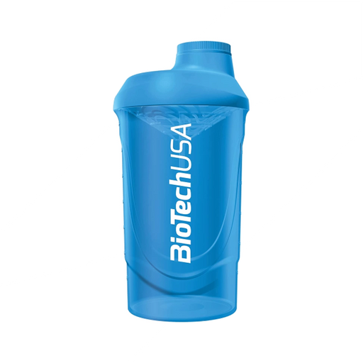 Biotech USA Shaker Wave Neon 600ml - Blue - Shaker at MySupplementShop by BioTechUSA