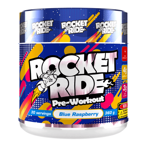 RocketRide 360g Blue Raspberry - Sports Nutrition at MySupplementShop by RocketRide