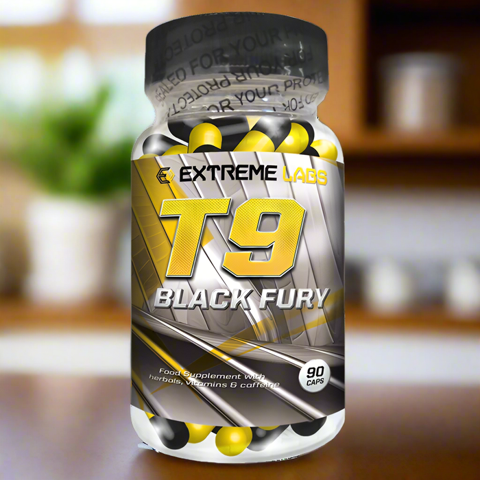 Extreme Labs T9 Black Fury 90 Capsules - Food Supplement at MySupplementShop by Extreme Labs