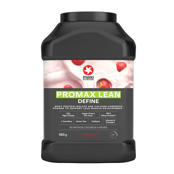 Maxi Nutrition Promax Lean Powder 980g Strawberry - Whey Proteins at MySupplementShop by Maxi Nutrition