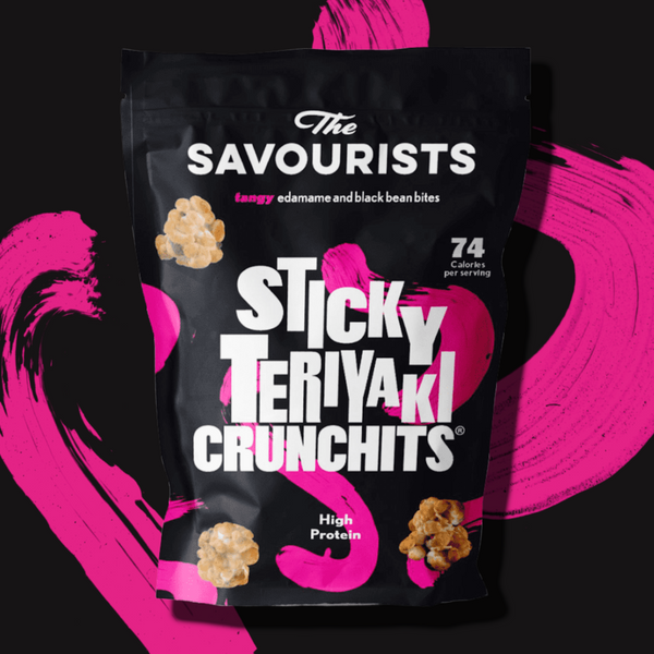 The Savourists Crunchits 12x25g Sticky Teriyaki - Sports Supplements at MySupplementShop by The Savourists