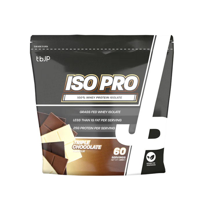 Trained by JP IsoPro 1.8kg - Triple Chocolate - Whey Protein Isolate at MySupplementShop by Trained by JP