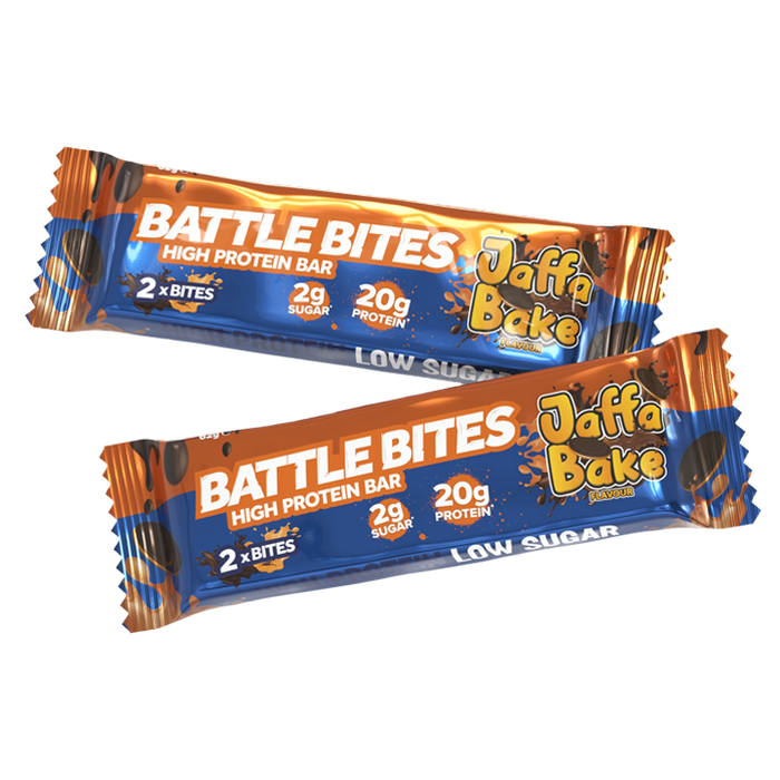 Battle Bites Protein Bars – High Protein, Low Sugar Snack – All Flavours Available 12x62g