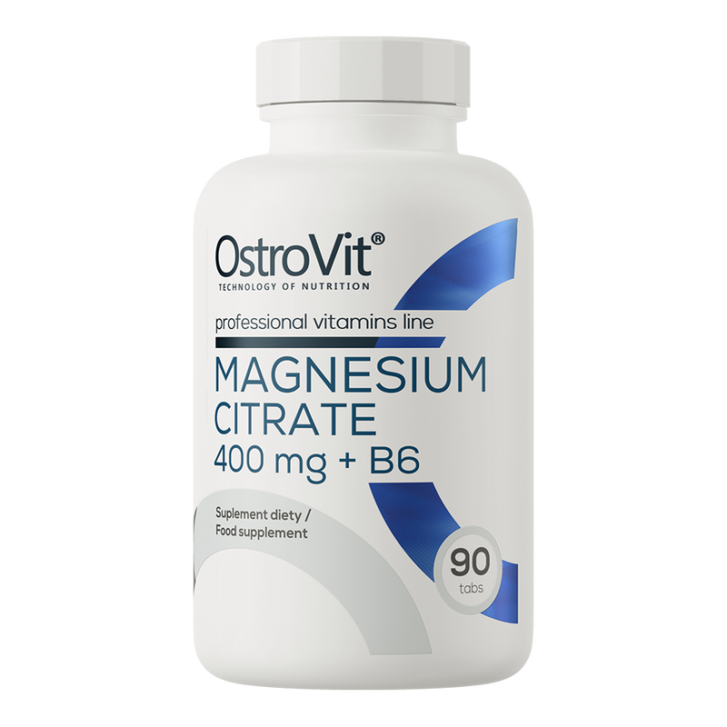 OstroVit Magnesium Citrate 400mg + B6 90 Tabs