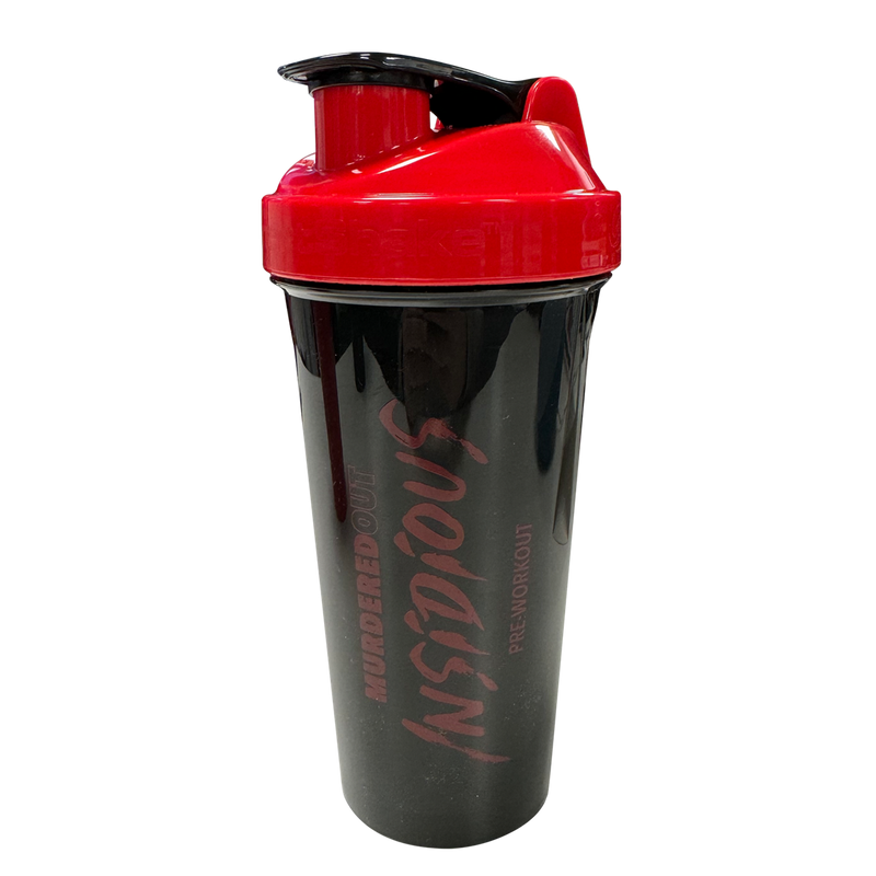 Murdered Out Insidious Smartshake Shaker 600ml Black /Red