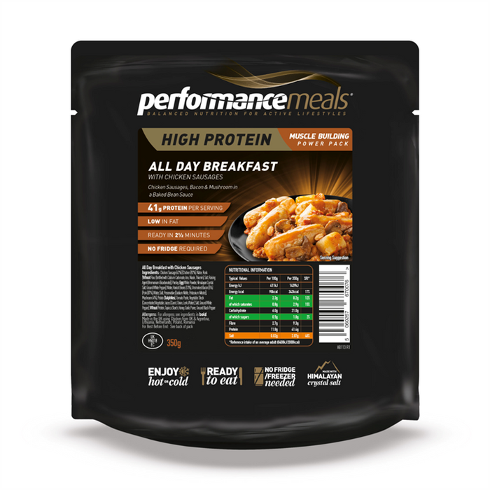 Performance Meals Protein Meal Pouch 350g All Day Breakfast