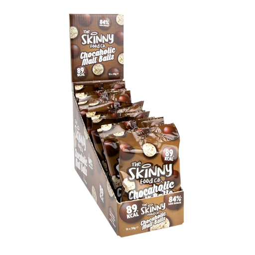 The Skinny Food Co Chocaholic Malt Balls 12x20g