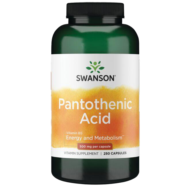 Swanson SW PANTOTHENIC ACID 500 MG 250