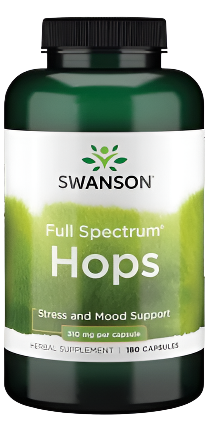 Swanson Full Spectrum Hops, 620mg - 180 caps